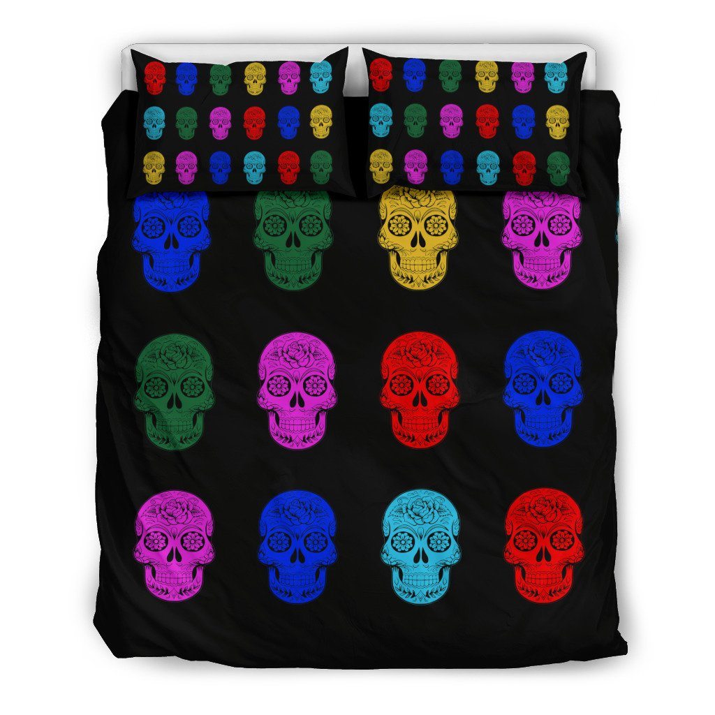 Happy Halloween (Color on Black) GearRex Bedding SetHappy Halloween (Color on Black) US Twin 
