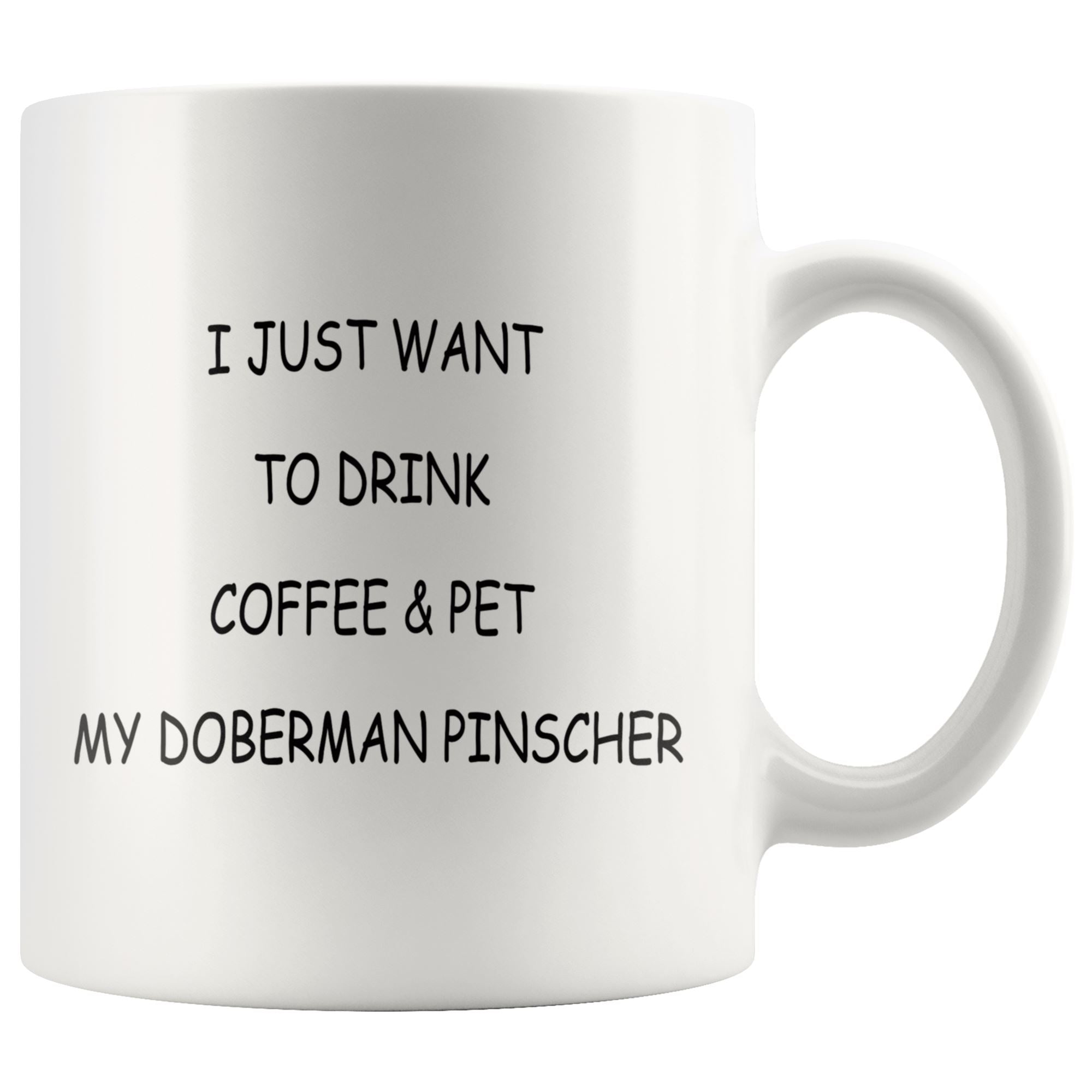 Doberman Pinscher Mug Drinkware teelaunch 11oz Mug 