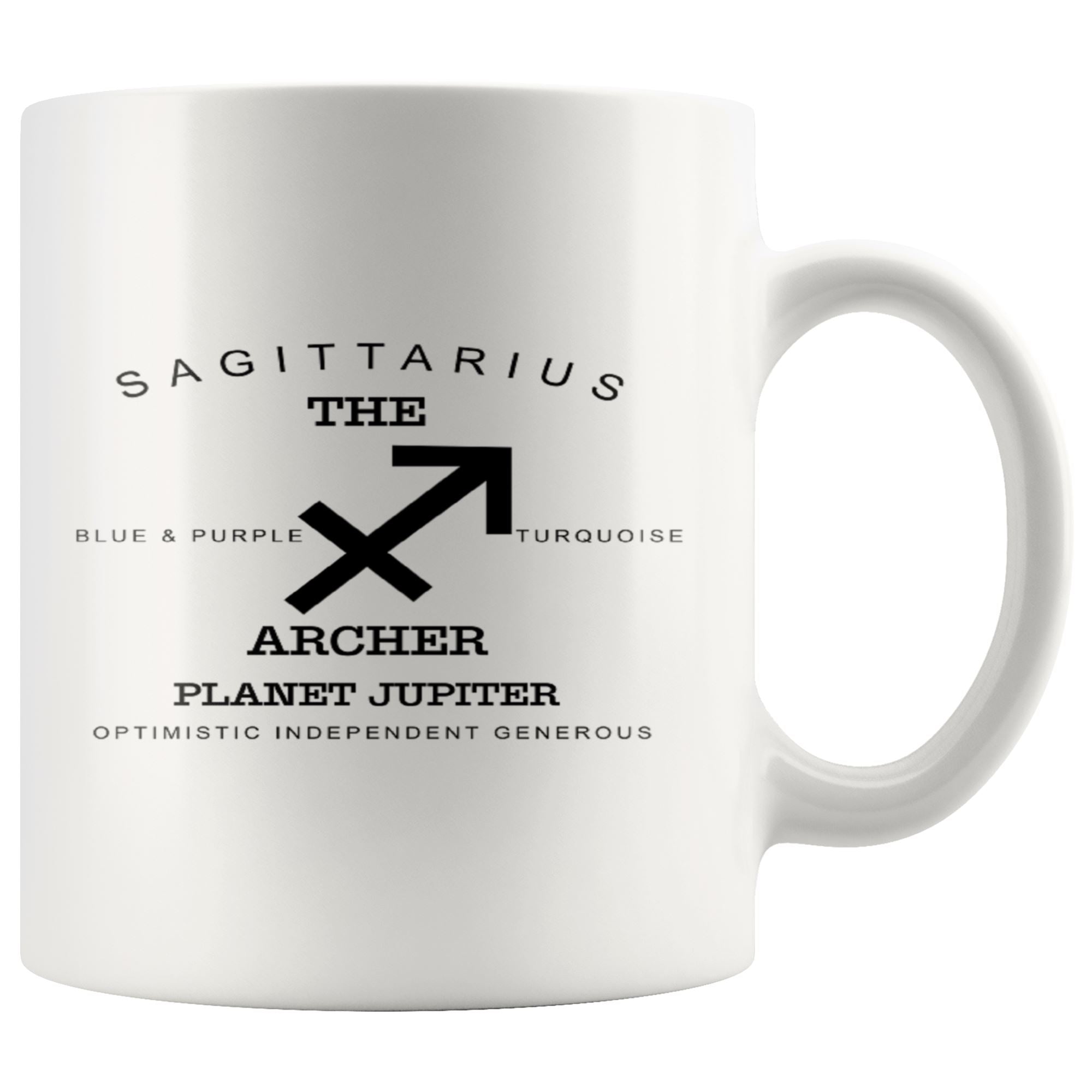 Sagittarius the Archer Mug Drinkware teelaunch 11oz Mug 