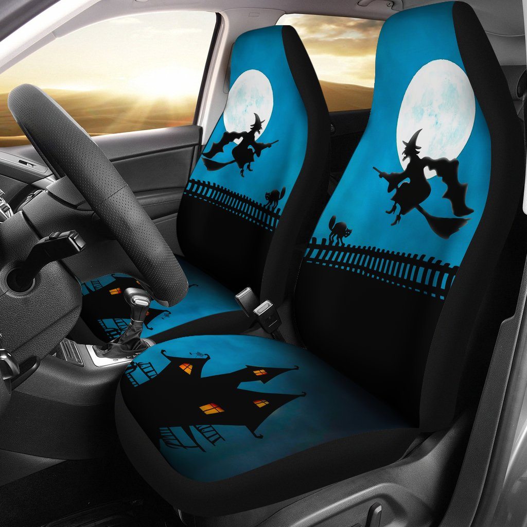 Haunted Halloween Witch Car Seat Covers GearRex 