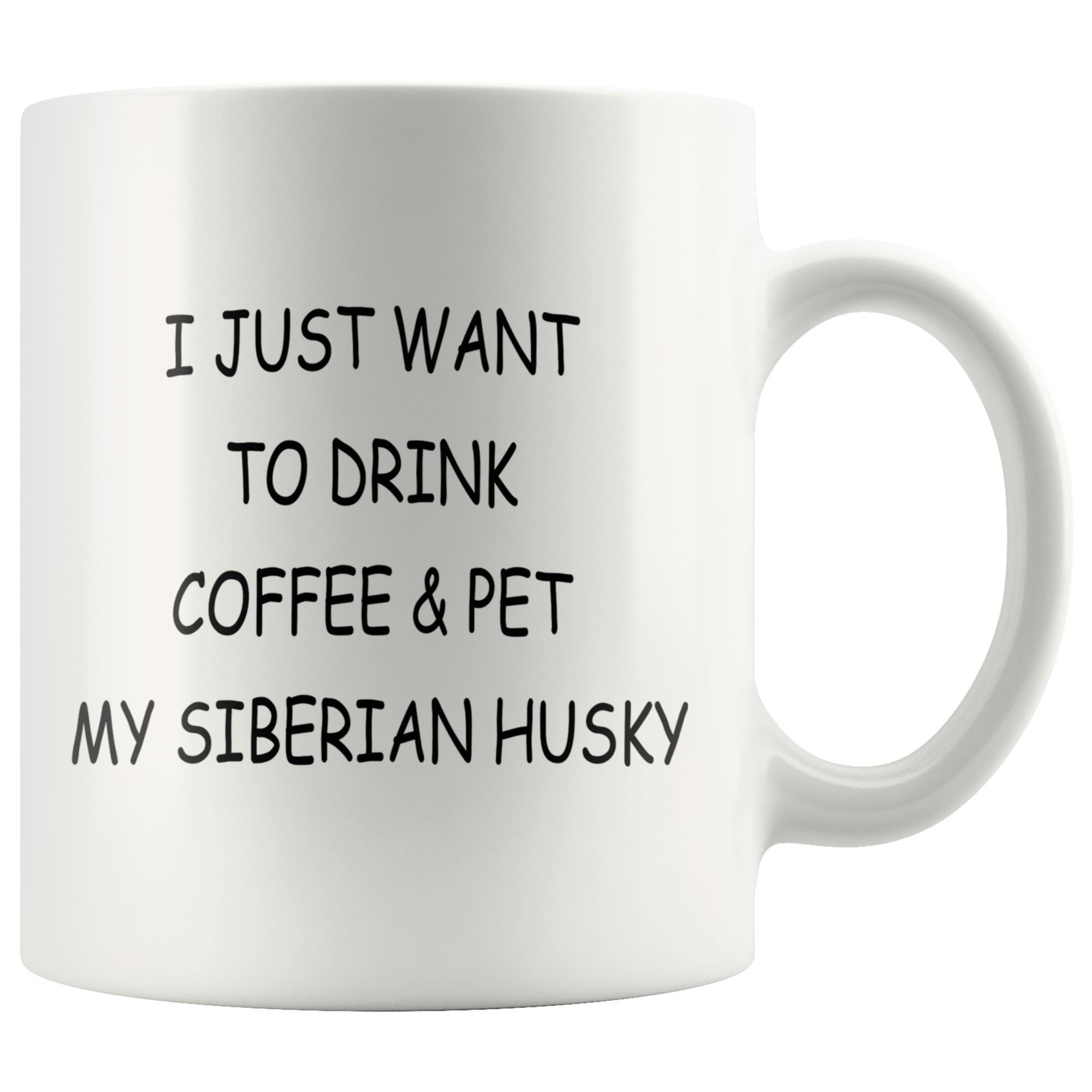 Siberian Husky Mug Drinkware teelaunch 11oz Mug 