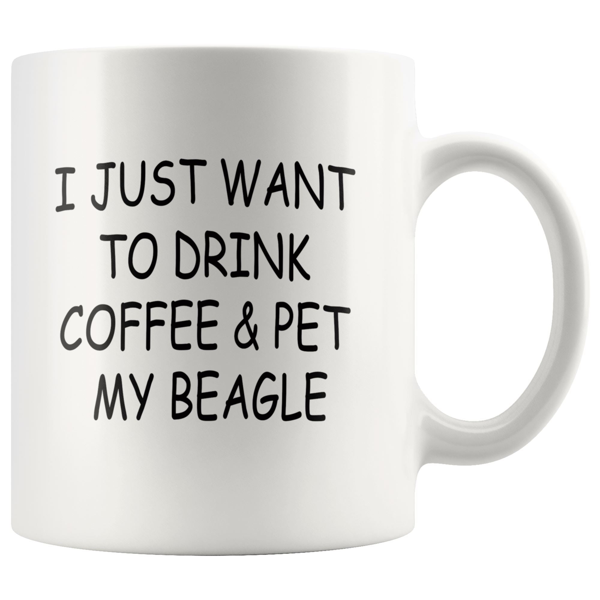 Beagle Mug Drinkware teelaunch 11oz Mug 