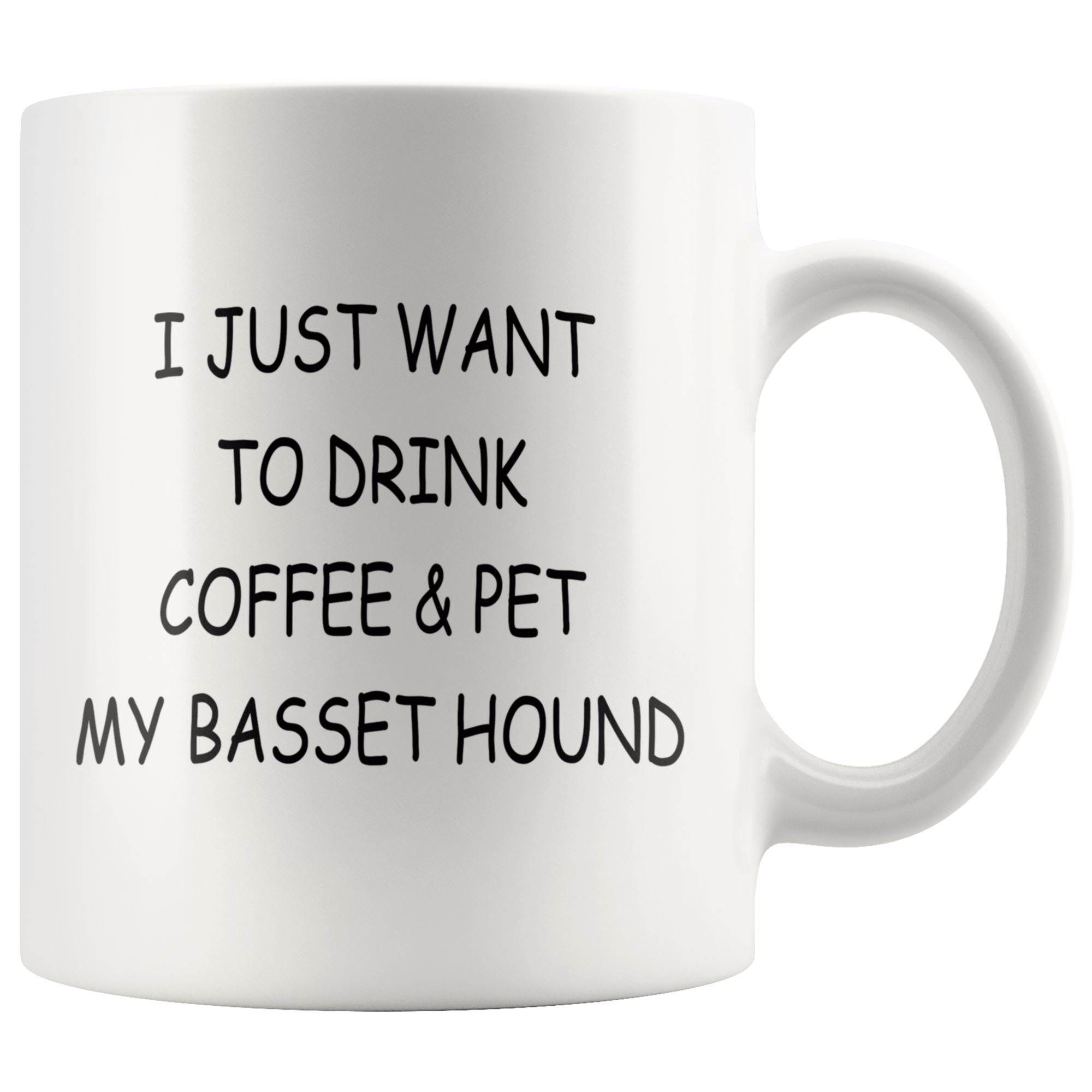Basset Hound Mug Drinkware teelaunch 11oz Mug 