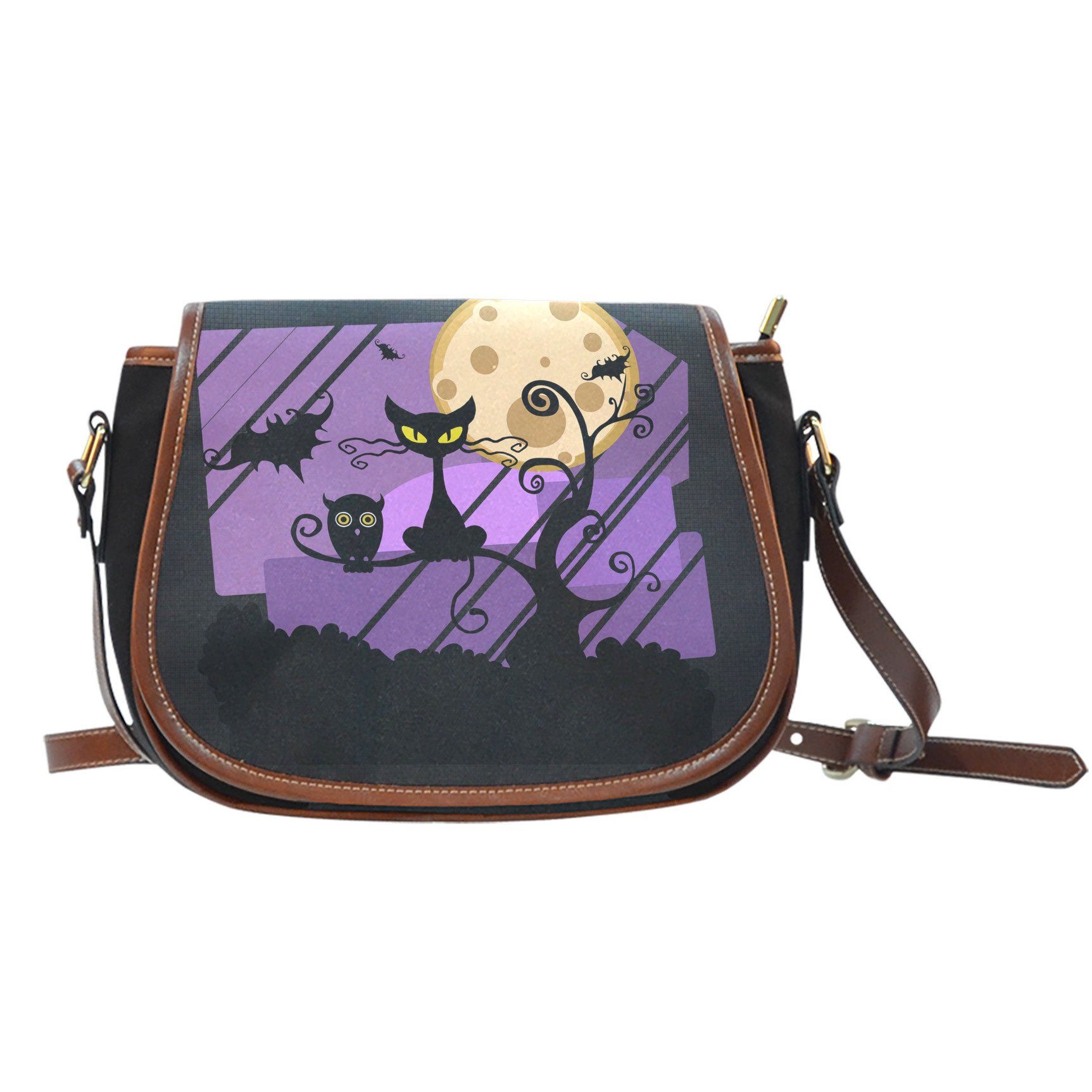 Halloween Cat Saddle Shoulder Handbag GearRex 
