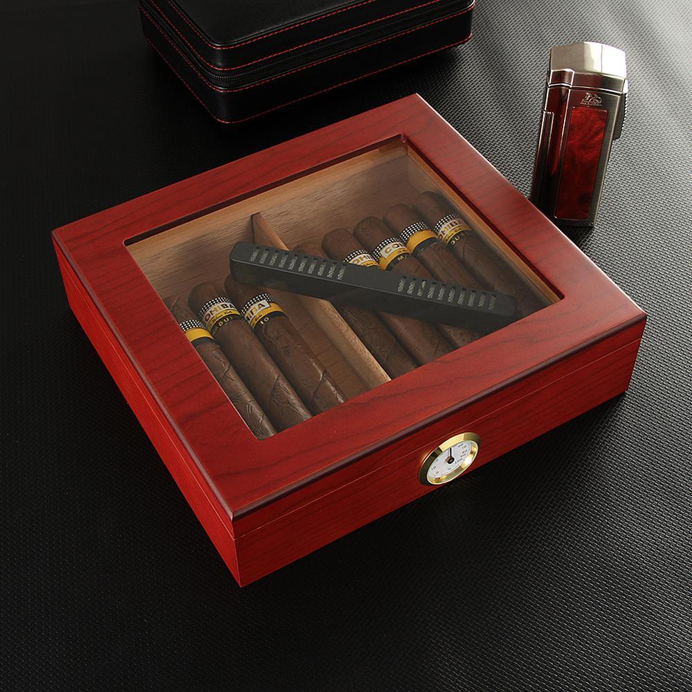 Cedar Wood Cigar Humidor GearRex 