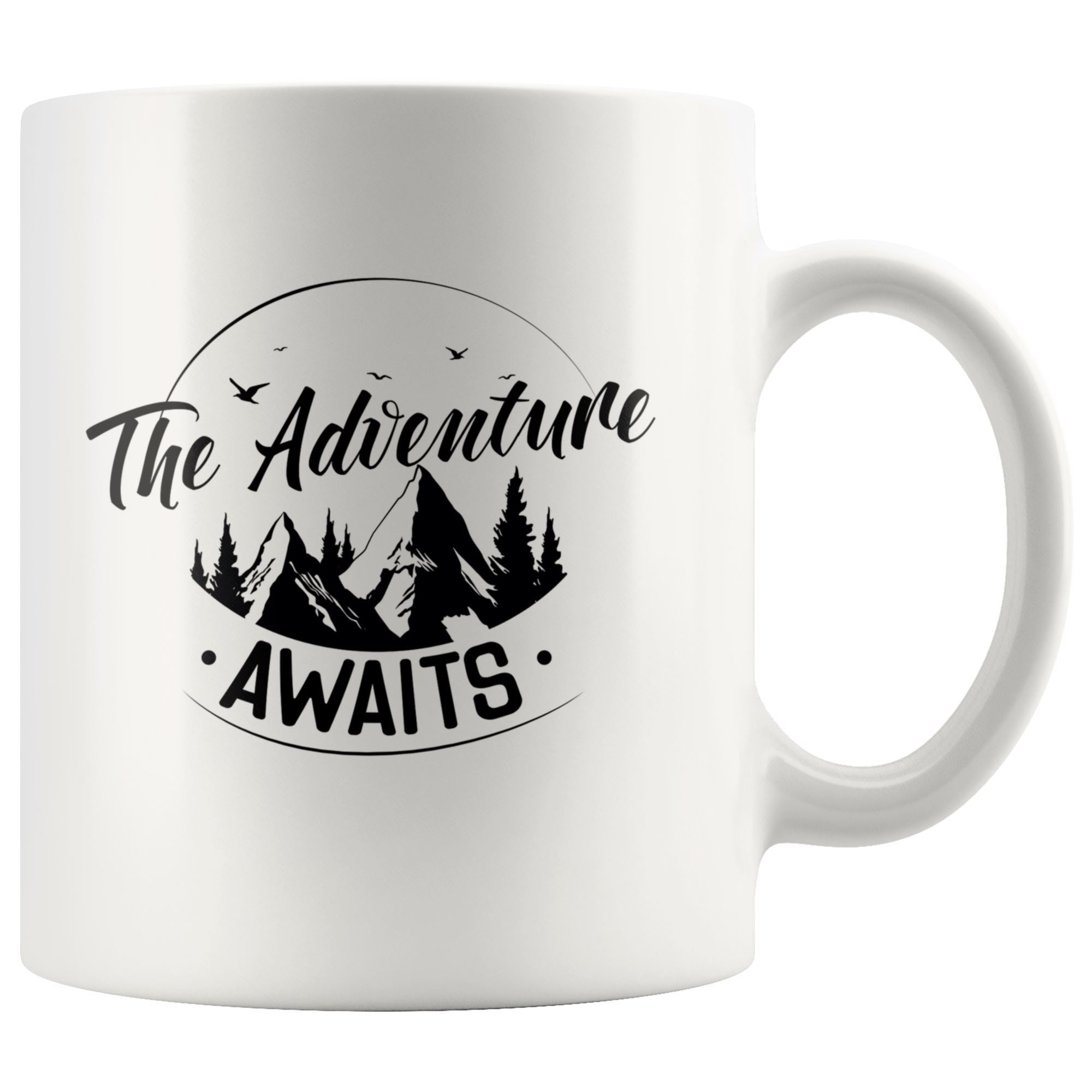 Adventure Awaits Mug Drinkware teelaunch 11oz Mug 