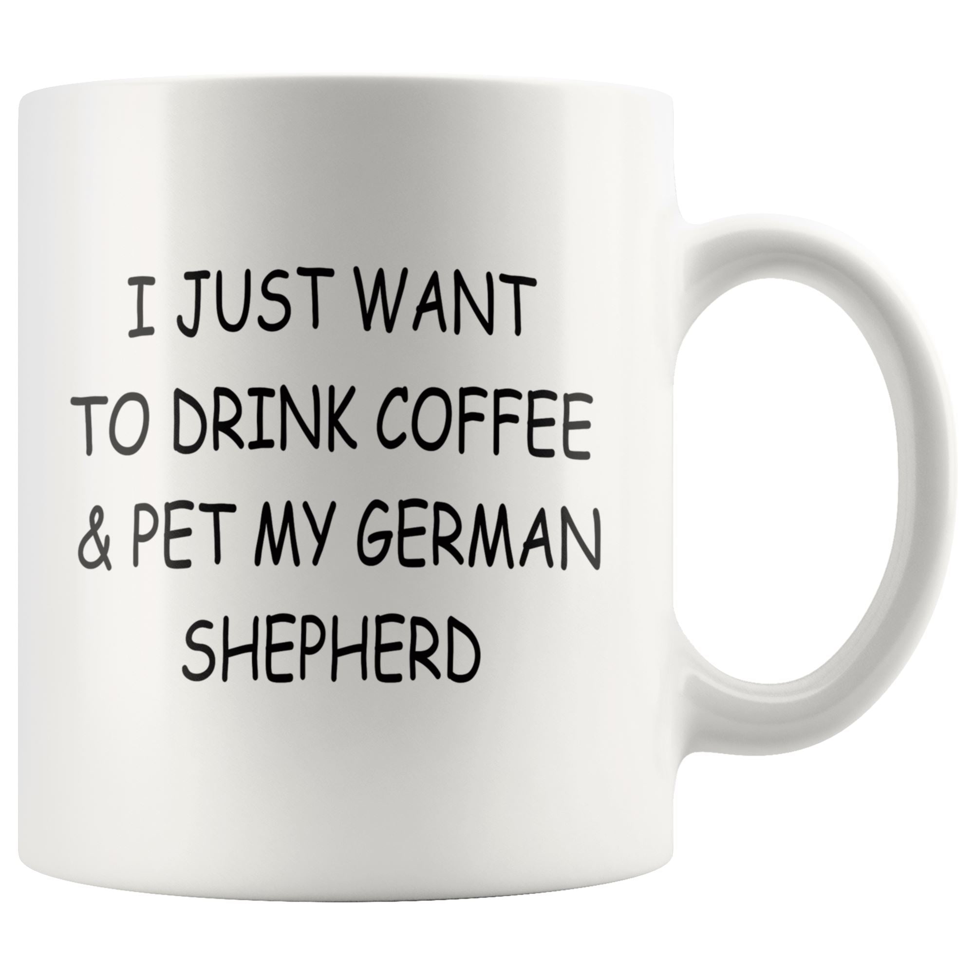 German Shepherd Mug Drinkware teelaunch 11oz Mug 