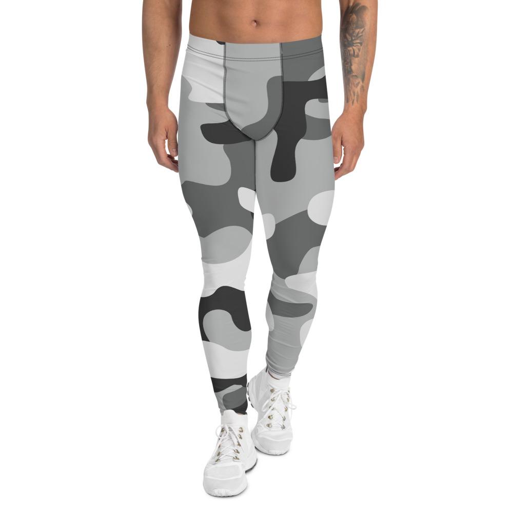 Men's Compression Pants Gray Camouflage GearRex XS 