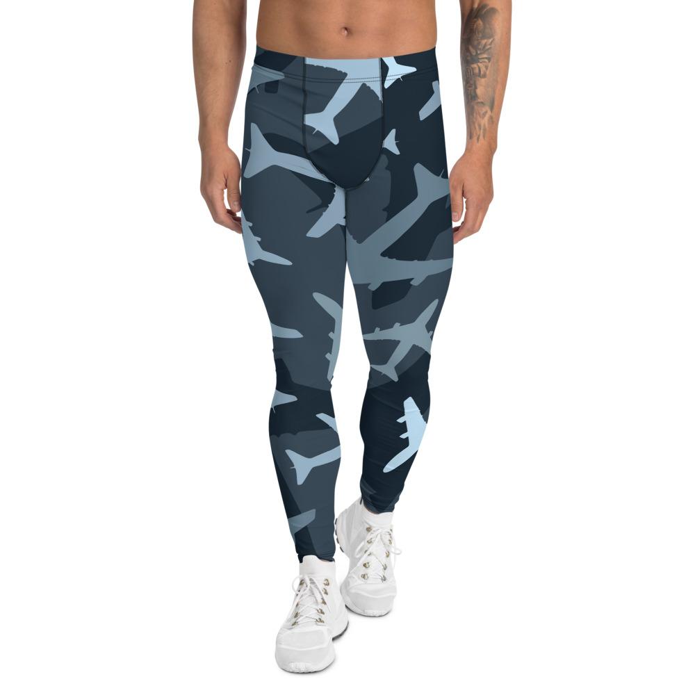 Men's Compression Pants Camouflage Airplanes GearRex XS 