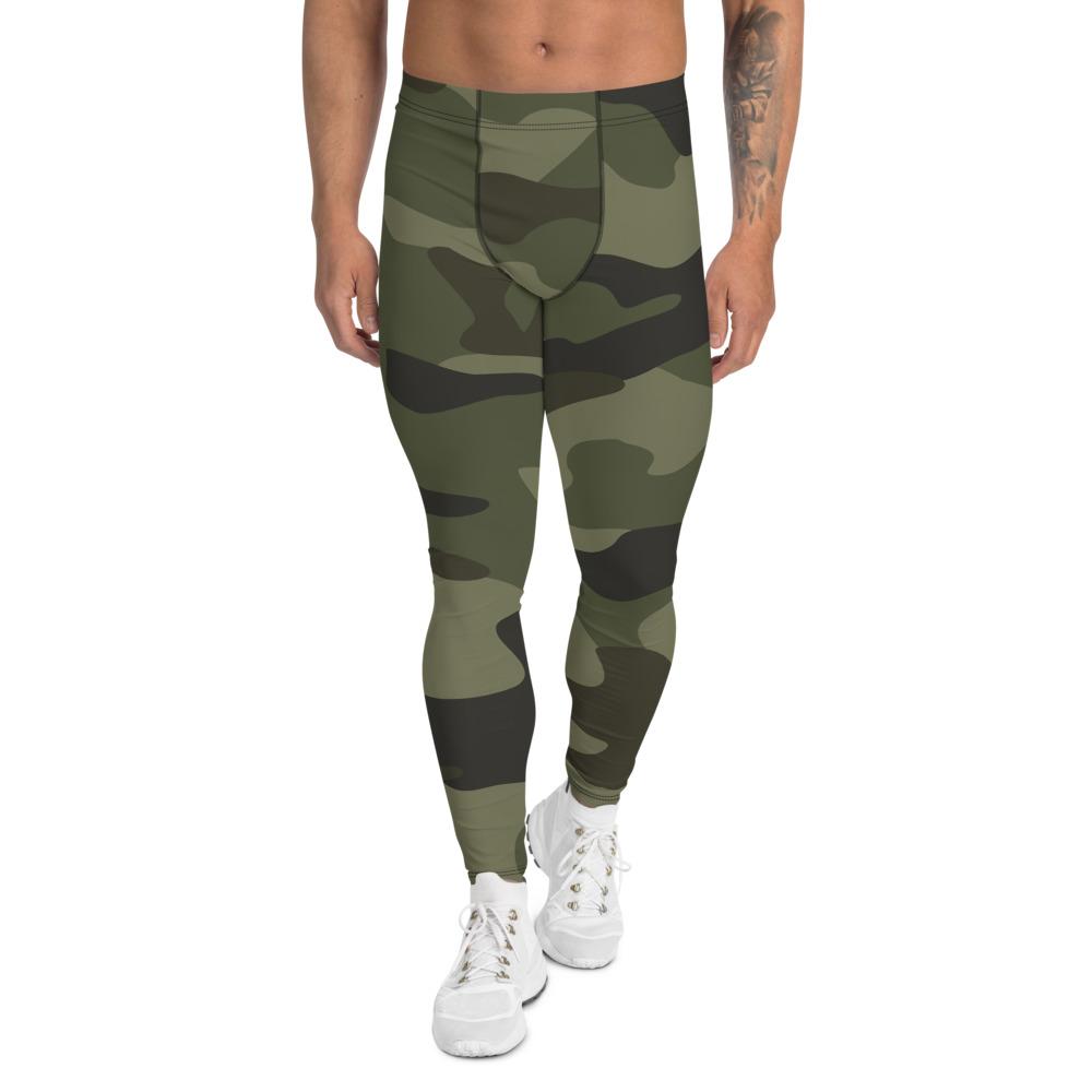 Men's Compression Pants Green camouflage GearRex 