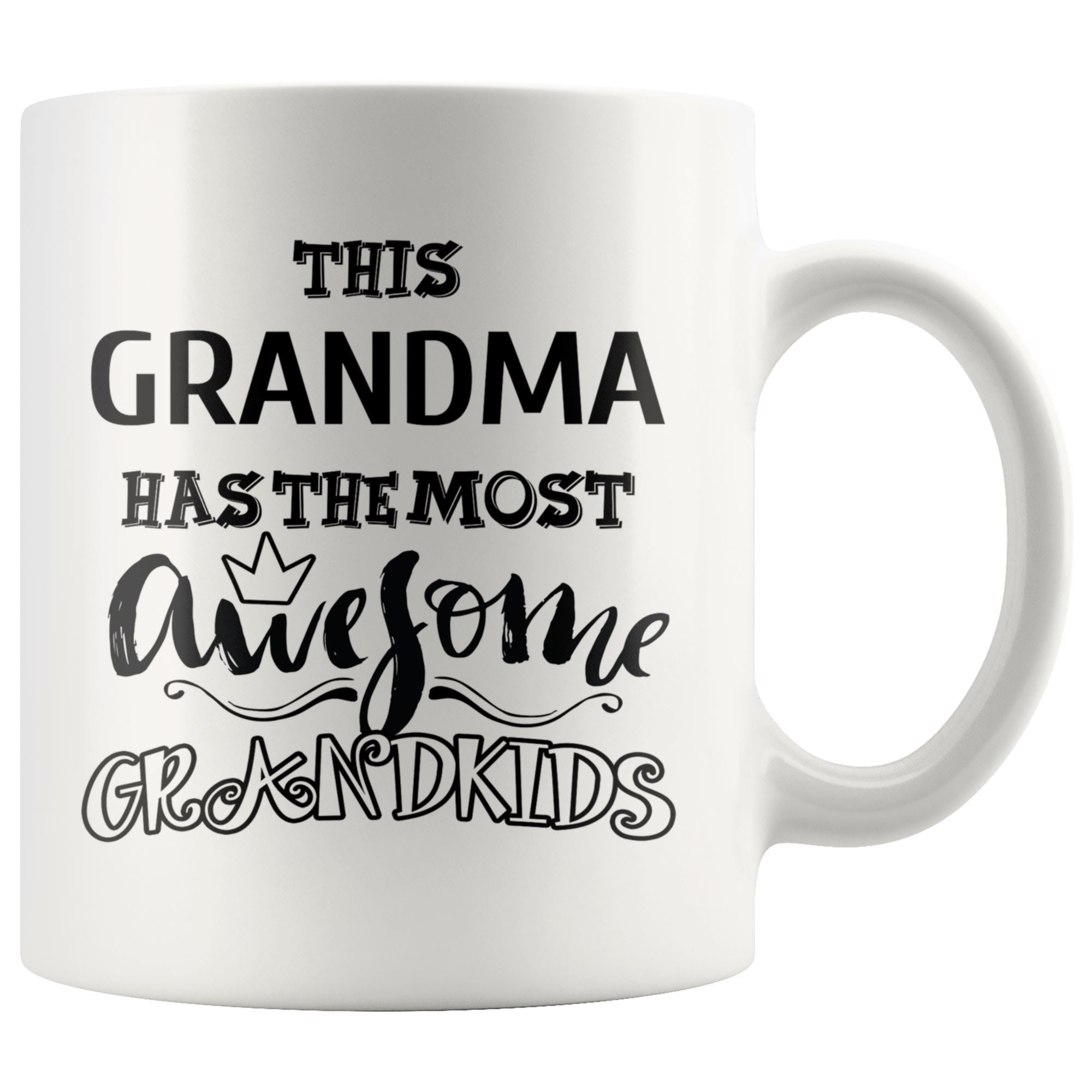 Grandma's Awesome Grandkids Drinkware teelaunch 11oz Mug 
