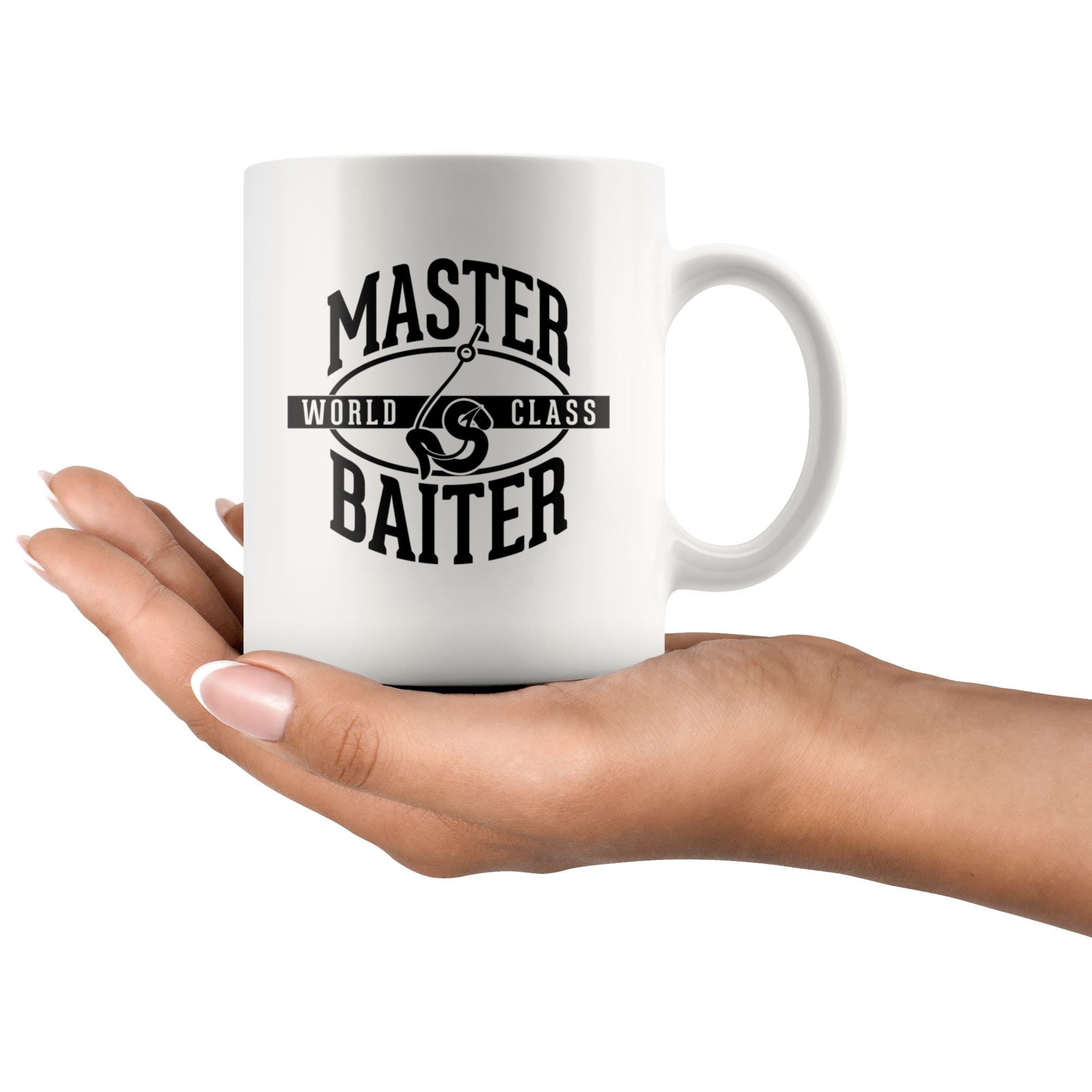Master Baiter Mug Drinkware teelaunch 