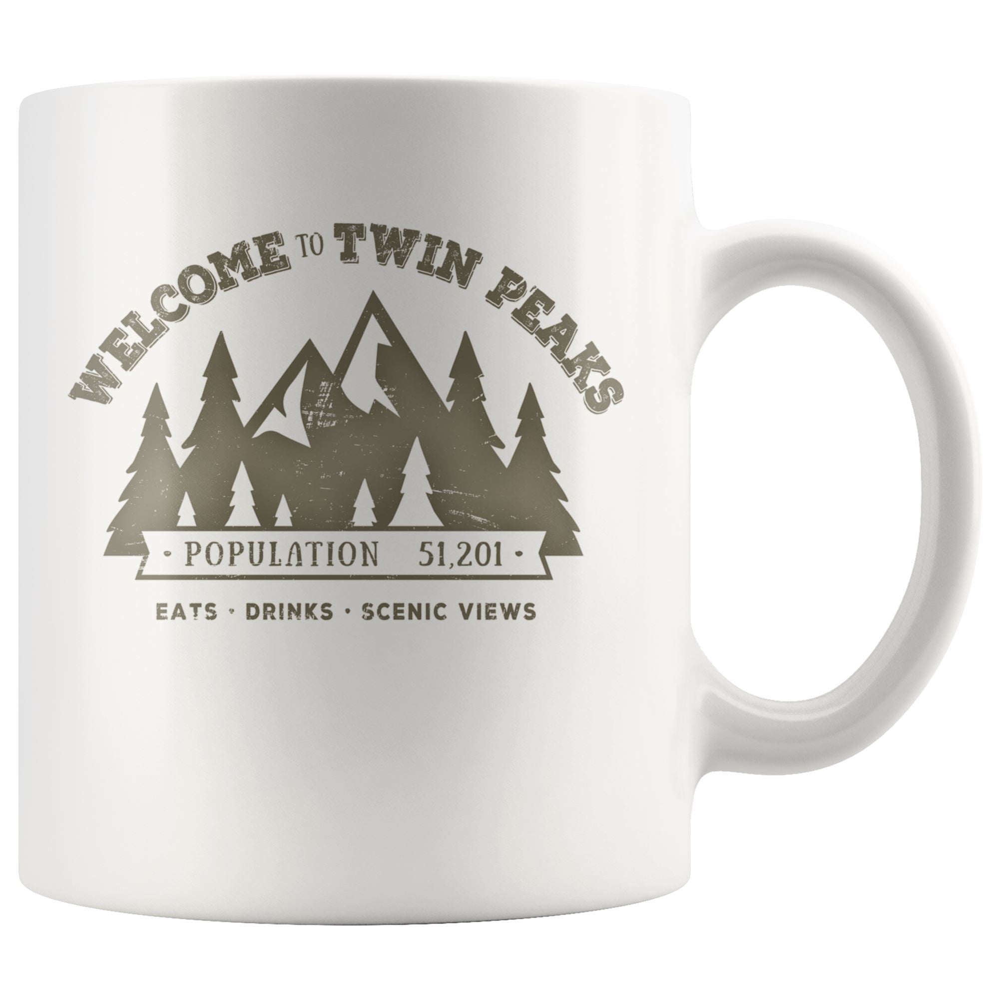 Twin Peaks Mug Drinkware teelaunch 11oz Mug 