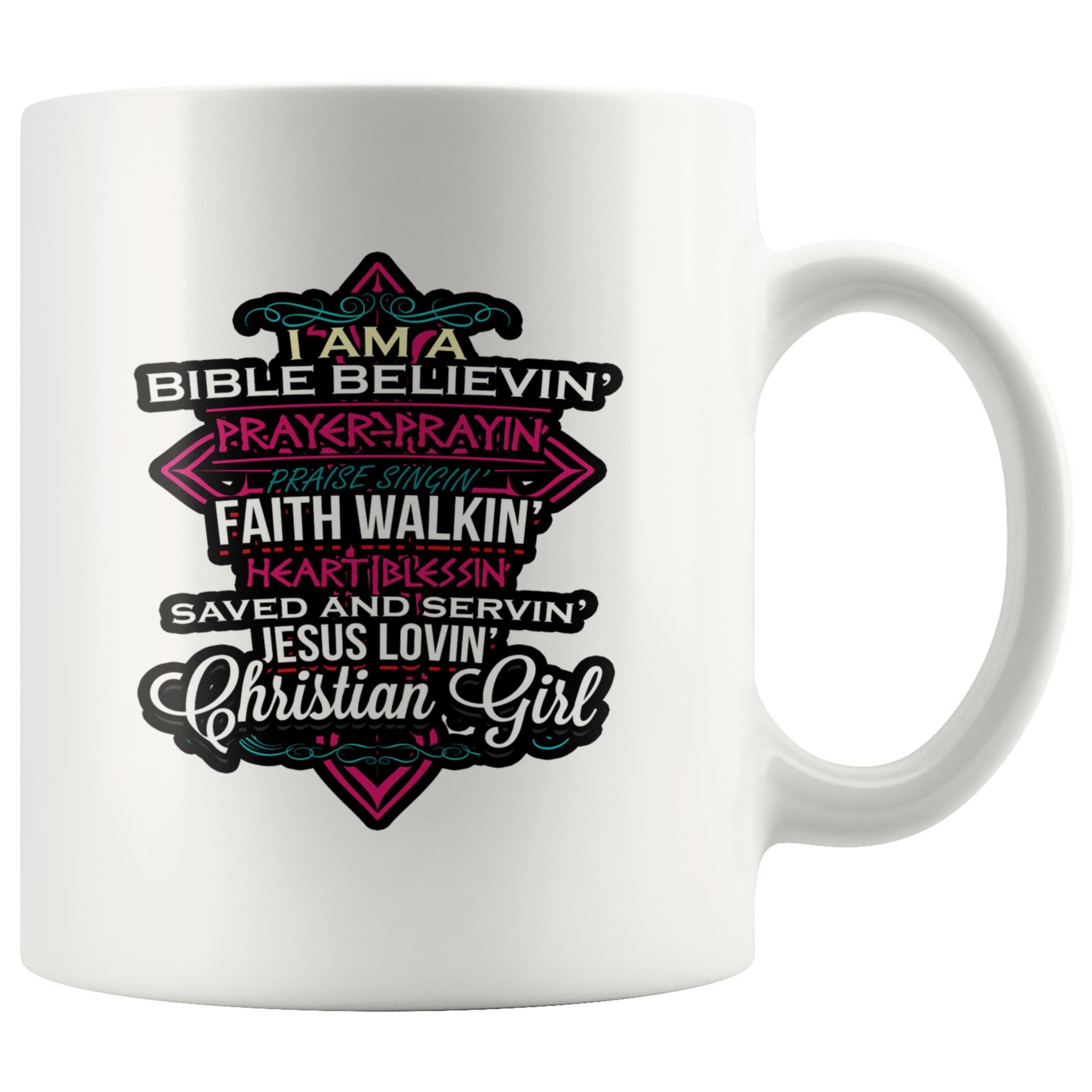 Christian Girl Drinkware teelaunch 11oz Mug 