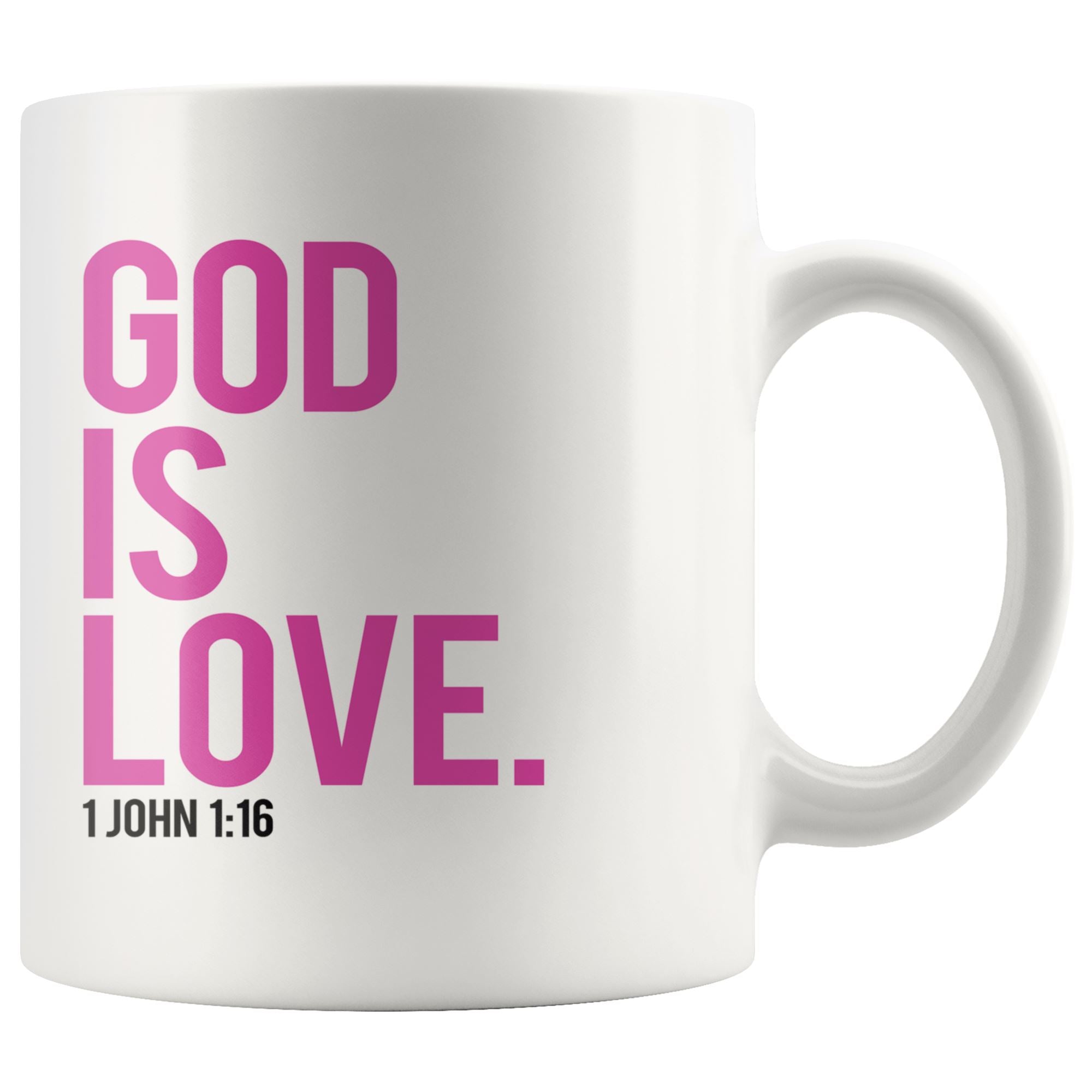 God is Love Mug Drinkware teelaunch 11oz Mug 