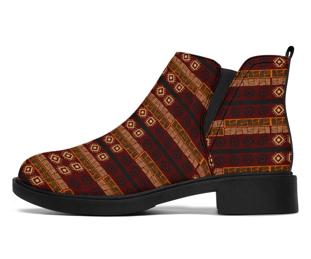African Tribal Pattern Fashion Boots GearRex 