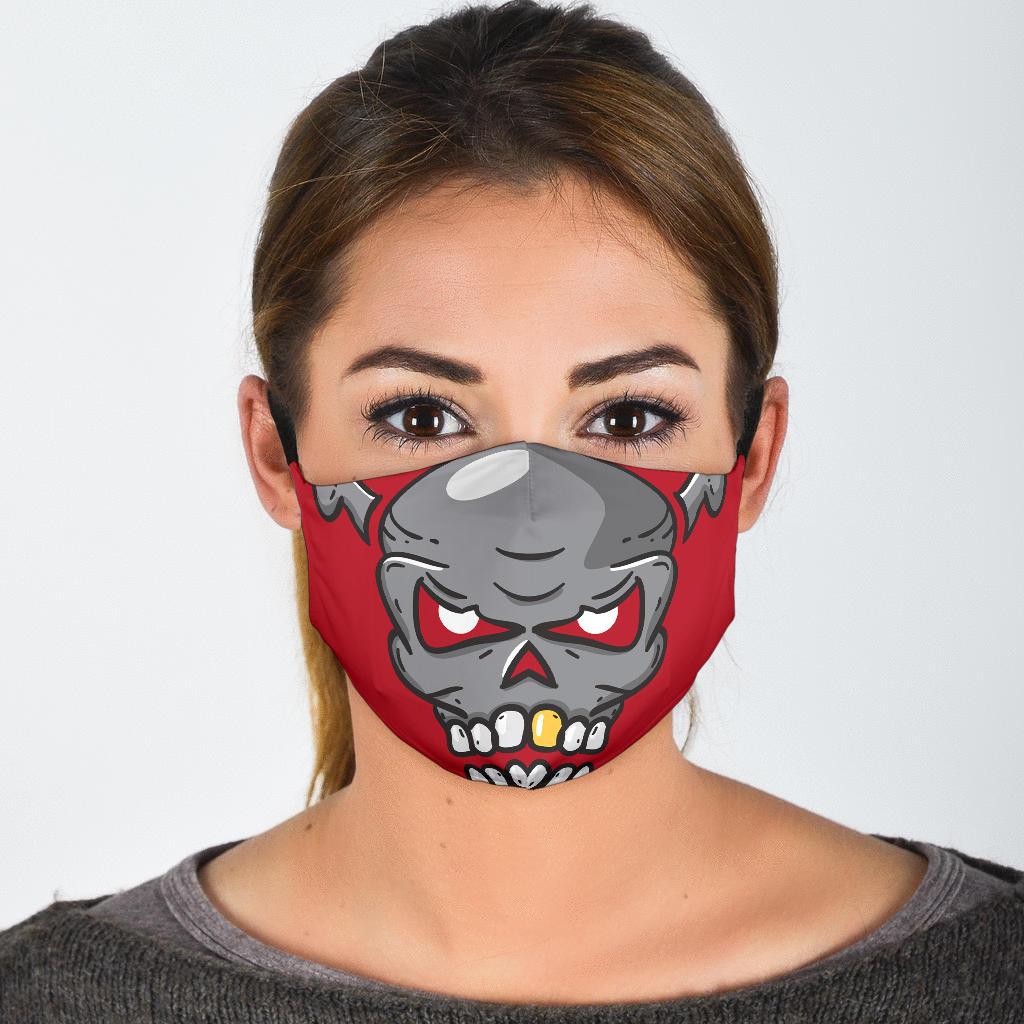 Face Mask Halloween Skull GearRex 