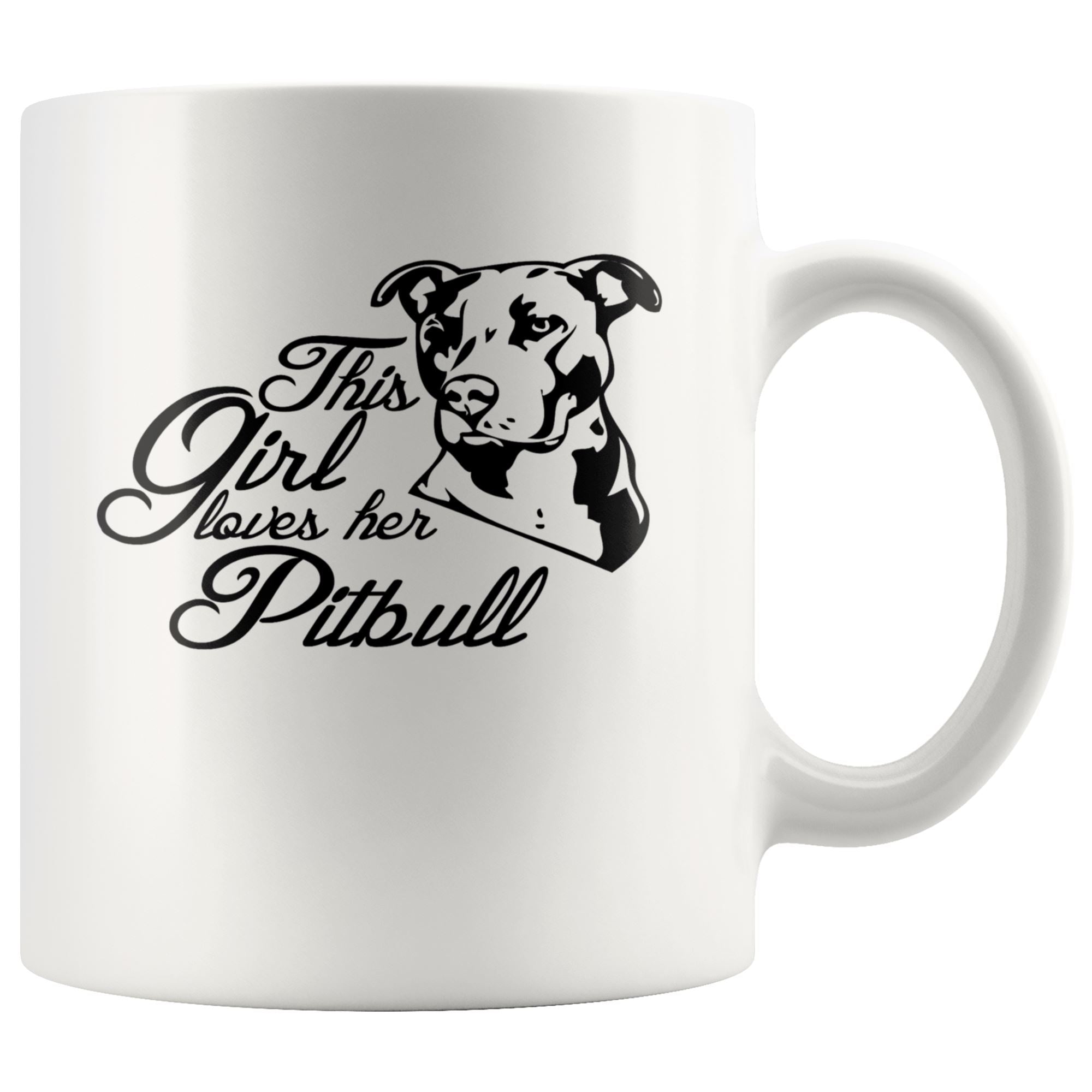 Pitbull Girl Drinkware teelaunch 11oz Mug 