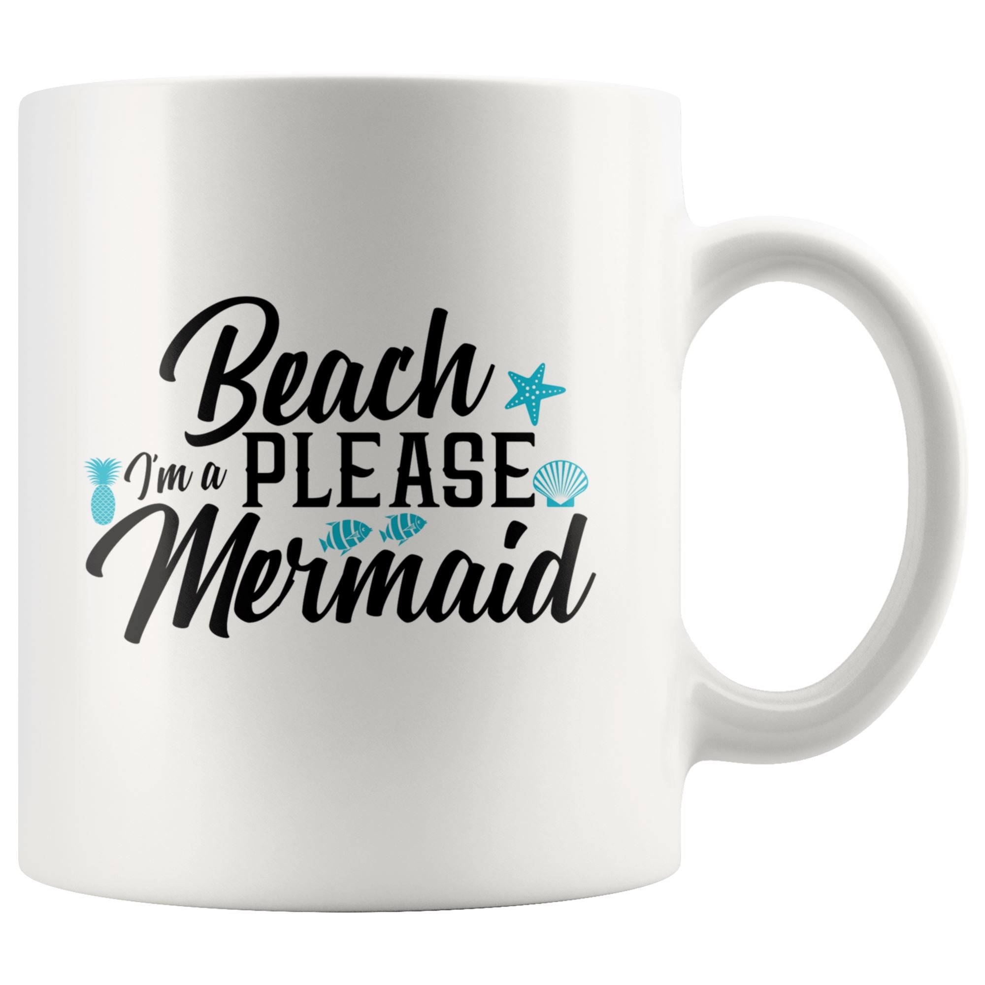 Beach Mermaid Drinkware teelaunch 11oz Mug 