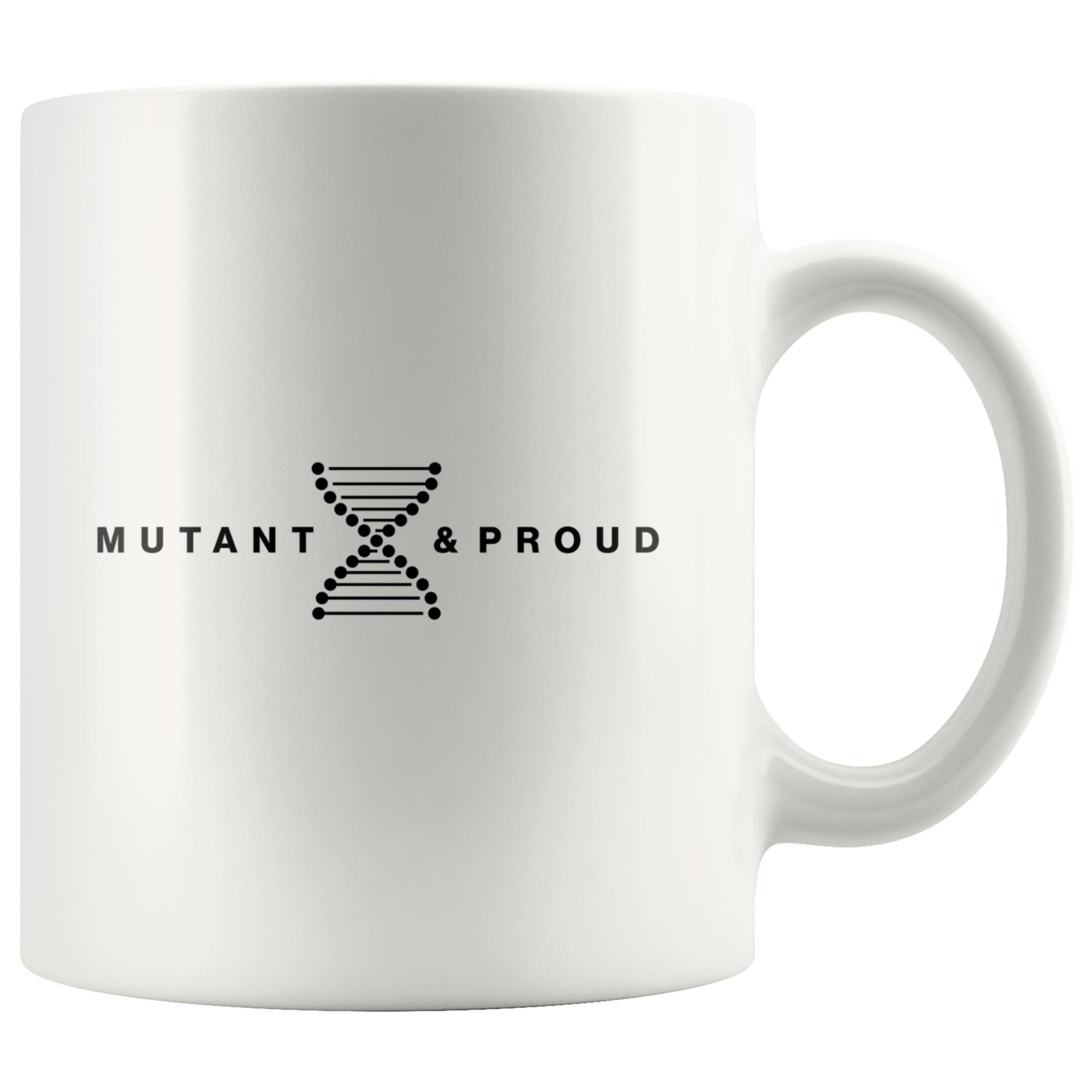 Mutant and Proud Mug Drinkware teelaunch 11oz Mug 