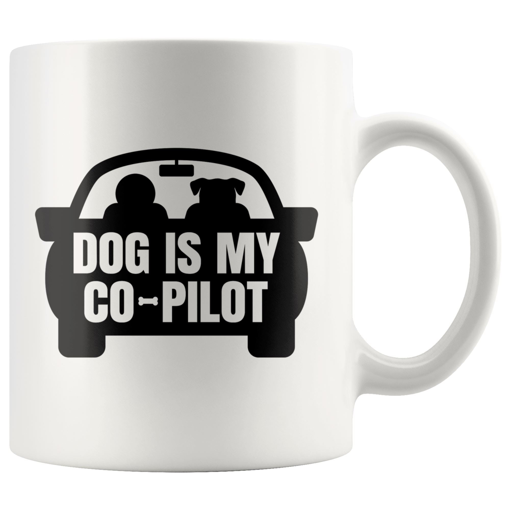 Dog is My Copilot Drinkware teelaunch 11oz Mug 