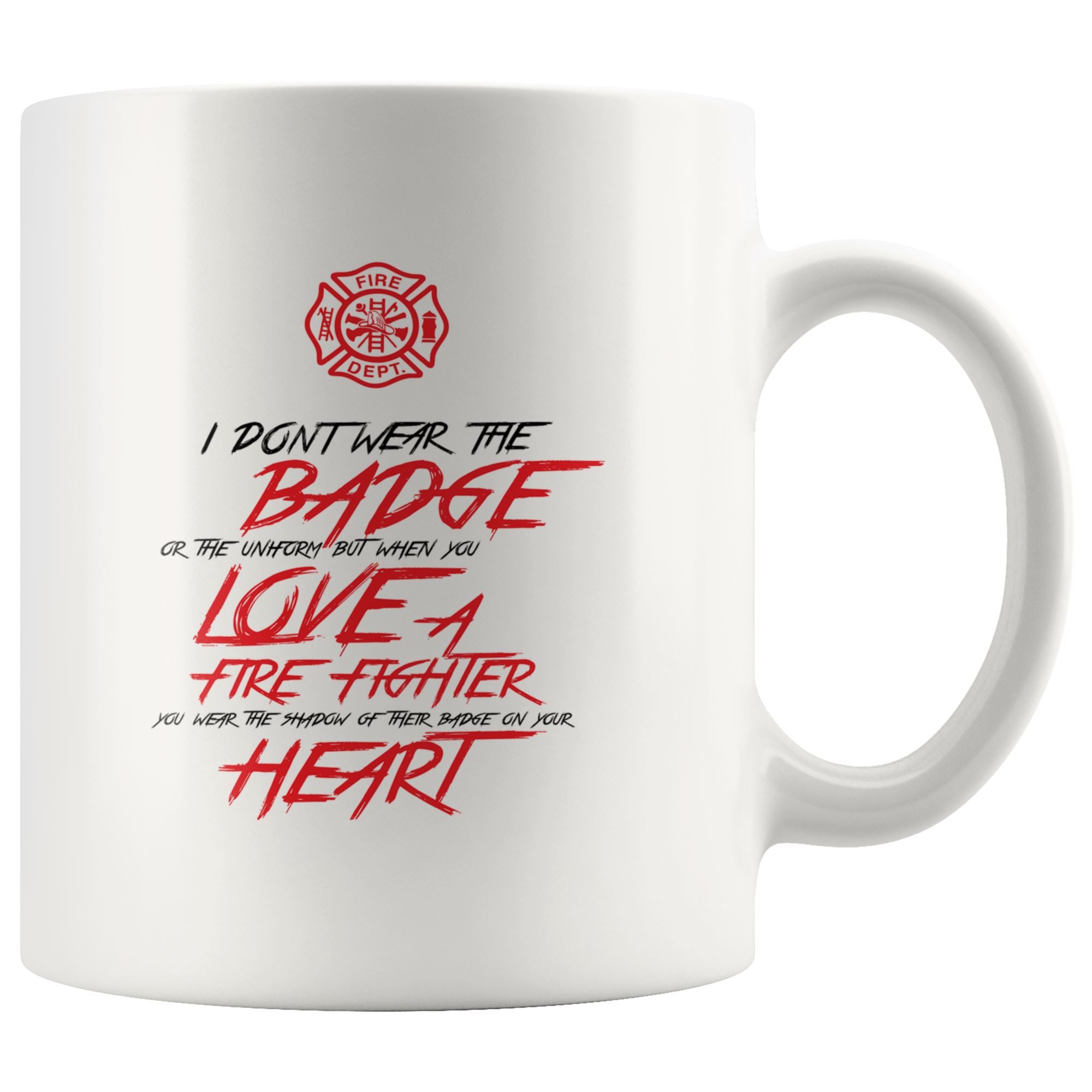 Love a Firefighter Drinkware teelaunch 11oz Mug 