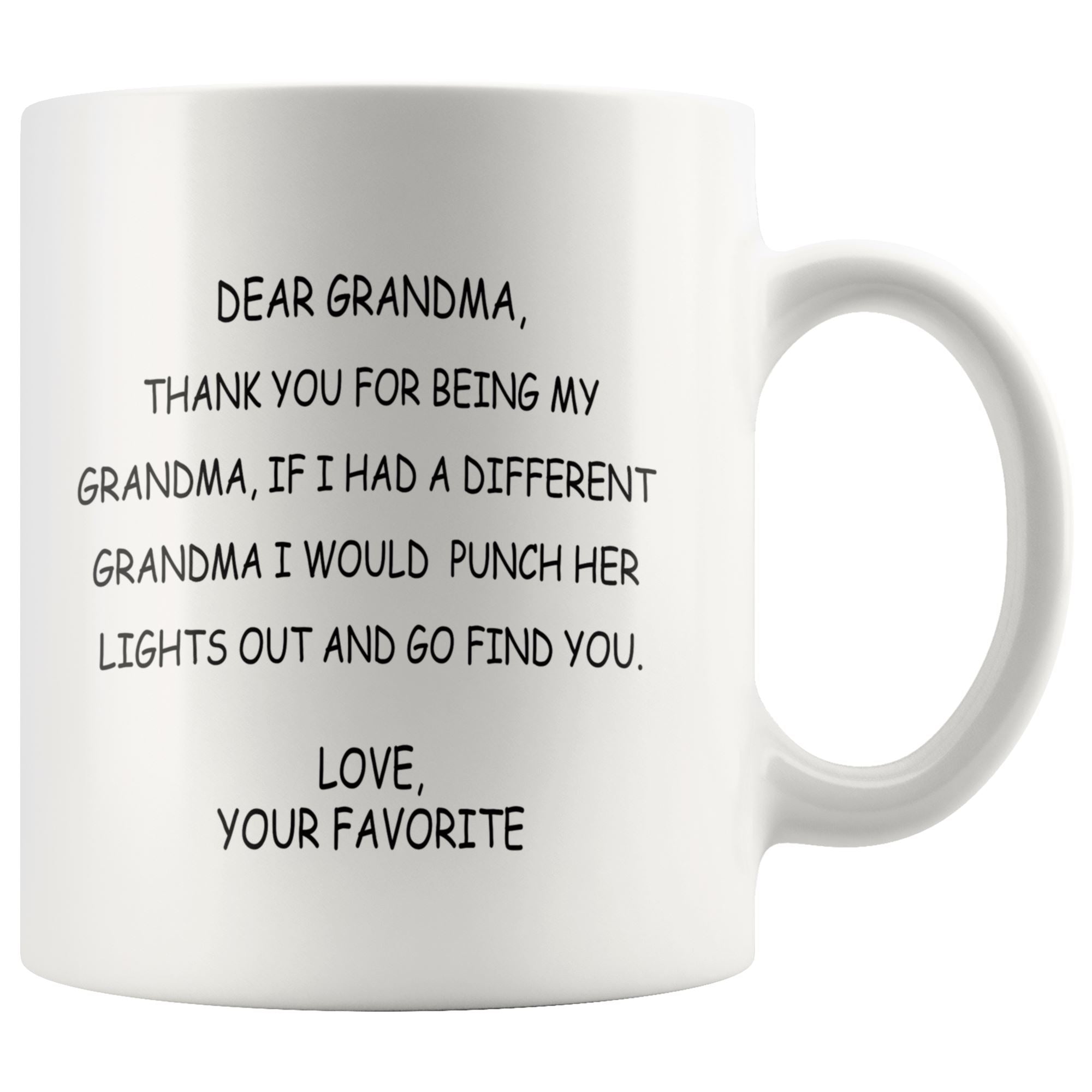 Dear Funny Grandma Drinkware teelaunch 11oz Mug 