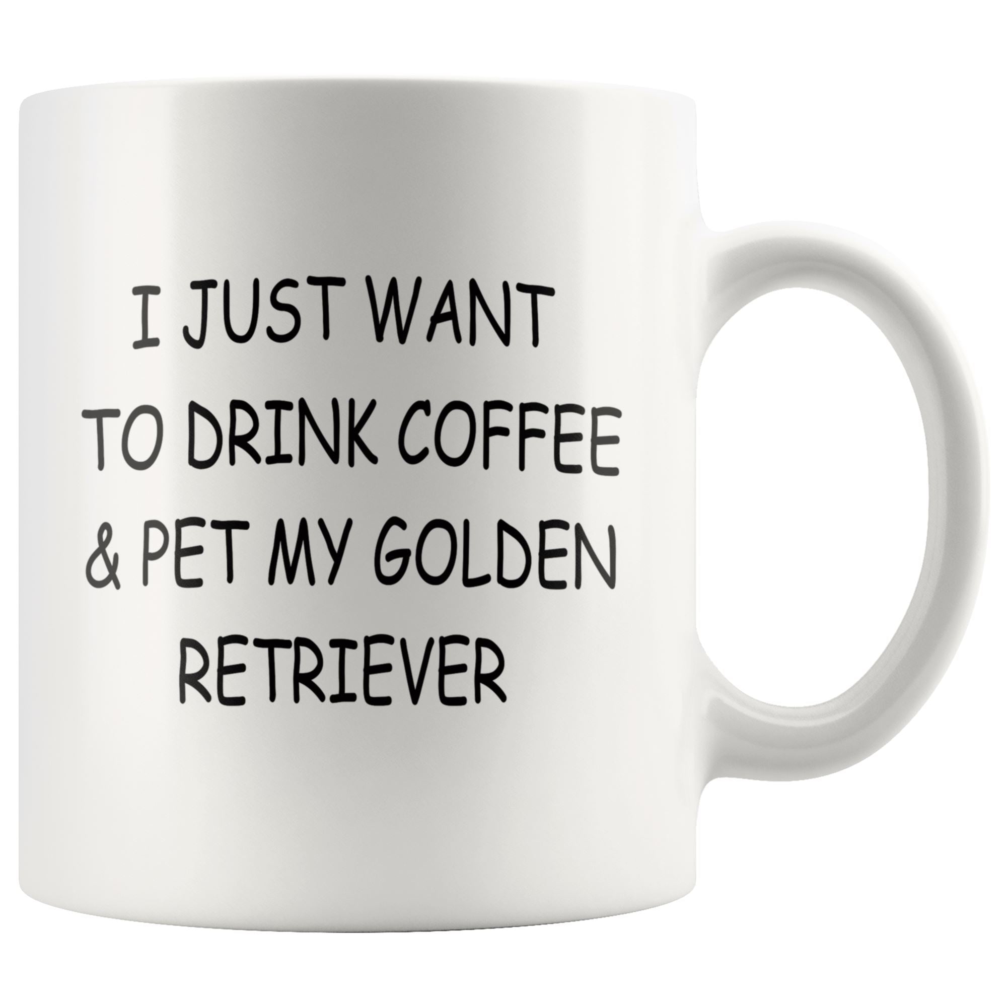 Golden Retriever Mug Drinkware teelaunch 11oz Mug 
