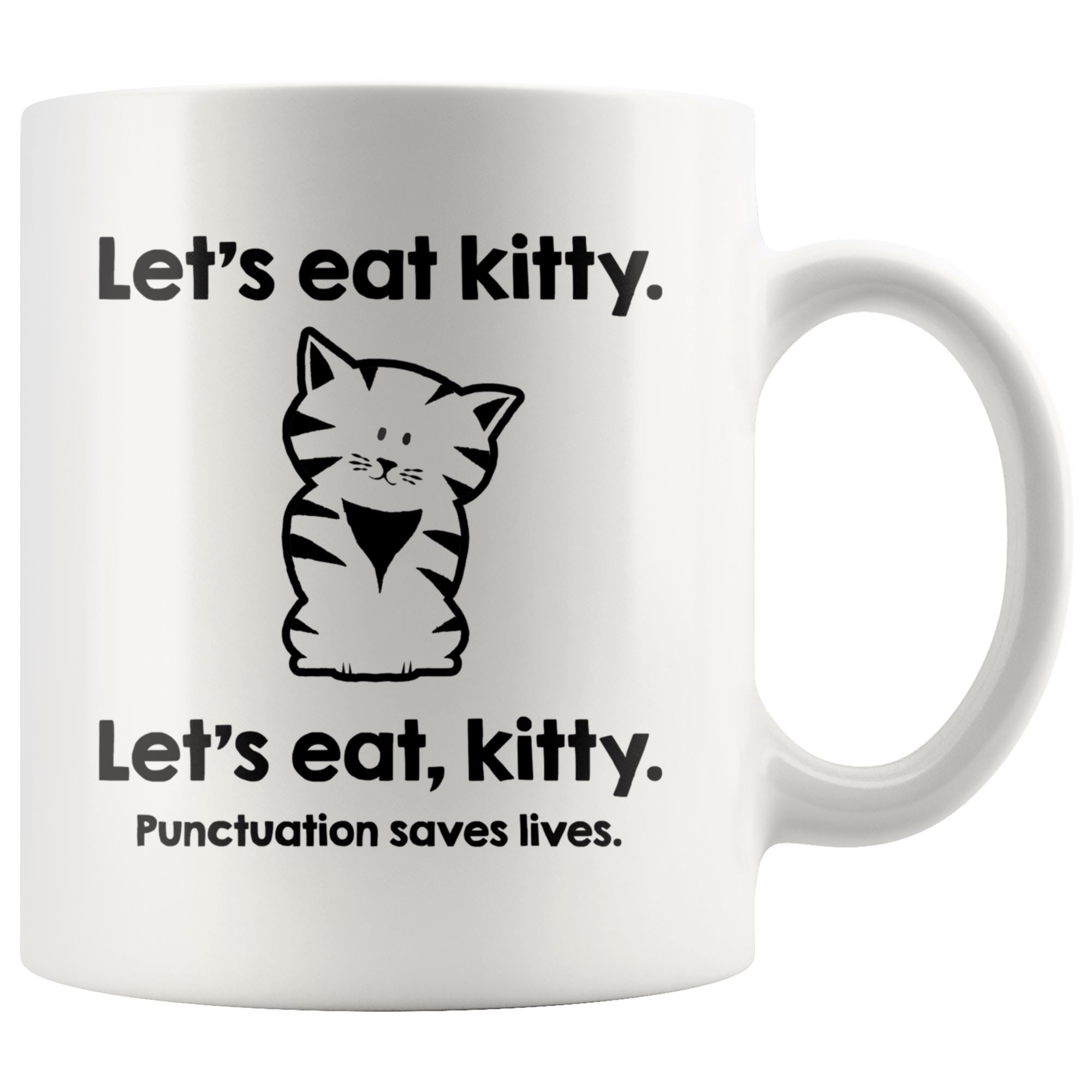 Eat Kitty Mug Drinkware teelaunch 11oz Mug 